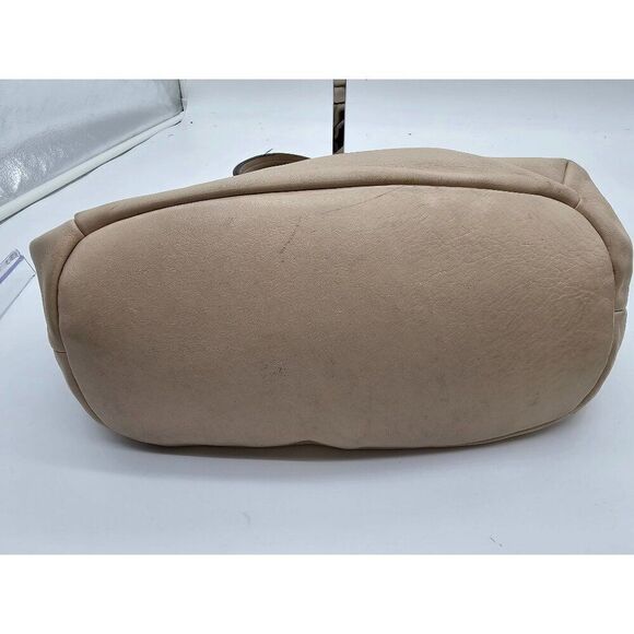 Coccinelle Cream Leather Handbag shoulder bag purse - Picture 11 of 12